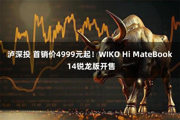 泸深投 首销价4999元起！WIKO Hi MateBook 14锐龙版开售